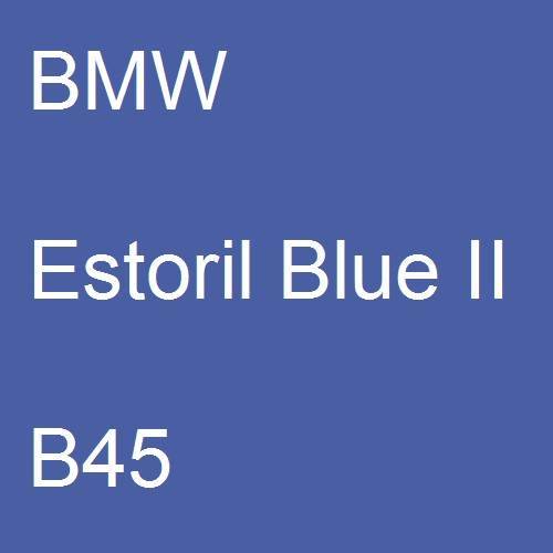 BMW, Estoril Blue II, B45.